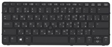 Клавіатура для ноутбука HP EliteBook 820 G1 з підсвічуванням (Light), з вказівни. . фото 2