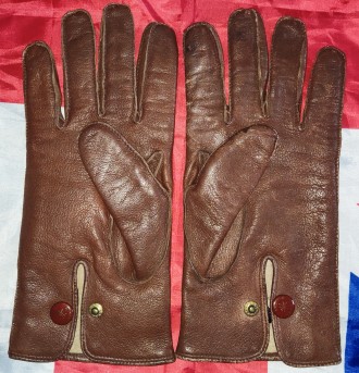 Кожаные перчатки make English, размер-8, ширина-10.5см, средний палец-8.5см, уте. . фото 3
