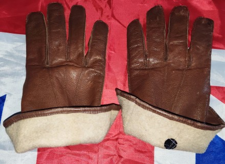 Кожаные перчатки make English, размер-8, ширина-10.5см, средний палец-8.5см, уте. . фото 4