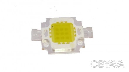  LED Светодиод 10W 900-1000Lm (900мА) белый - цвет белый, керамический корпус, з. . фото 1