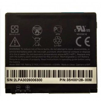 Оригинальный аккумулятор АКБ батарея для HTC Touch HD2 / BB81100 1230 mAh 3.7 V. Харків. фото 1 Оригинальный аккумулятор АКБ батарея для HTC Touch HD2 / BB81100 1230 mAh 3.7 V. Харків. фото 1