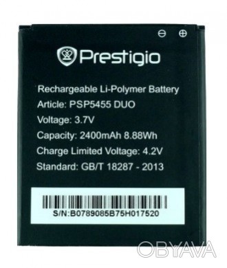 Оригинальный аккумулятор АКБ батарея Prestigio MultiPhone 5455 Duo / PSP5455 240. . фото 1