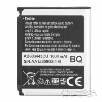 Оригинальный аккумулятор АКБ батарея Samsung S5230/ L870/ S5233/ AB603443CU 1000. . фото 1