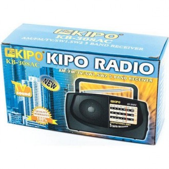 Радиоприёмник Kipo KB-308 AC ― идеальный для отдыха на природе. Компактные разме. . фото 4