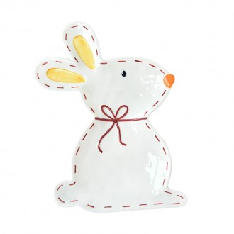 Тарілка керамічна Кролик Великдень 6801
 Тарілка керамічна Кролик Великдень 6801. . фото 5