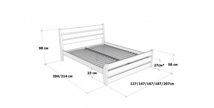 Пропонуємо сучасне дерев'яне ліжко Глорія в стилі модерн.

Ціна у оголоше. . фото 13