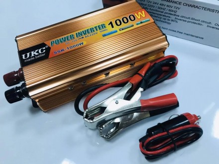 Преобразователь напряжения инвертор 1000W 12V / інвертор автомобільний. Київ. фото 1 Преобразователь напряжения инвертор 1000W 12V / інвертор автомобільний. Київ. фото 1