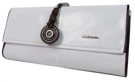Женский кожаный клатч Giaguaro Giorgio Ferretti белый 31085H2032
Описание модели. . фото 2