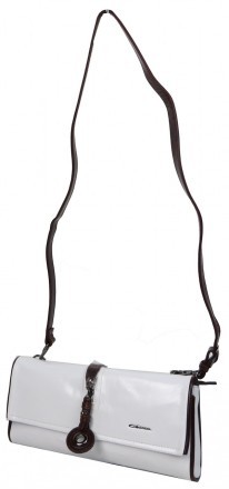 Женский кожаный клатч Giaguaro Giorgio Ferretti белый 31085H2032
Описание модели. . фото 5
