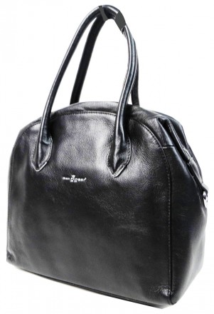 Женская кожаная сумочка на двух ручках Dor. Flinger черная 31402BQ55 black
Описа. . фото 2