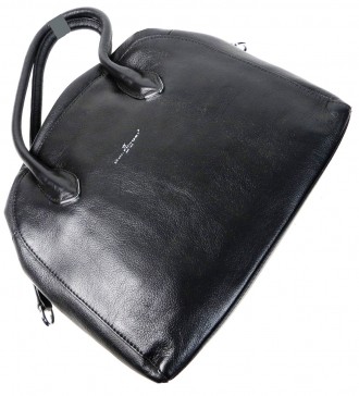 Женская кожаная сумочка на двух ручках Dor. Flinger черная 31402BQ55 black
Описа. . фото 7