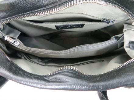 Женская кожаная сумочка на двух ручках Dor. Flinger черная 31402BQ55 black
Описа. . фото 8