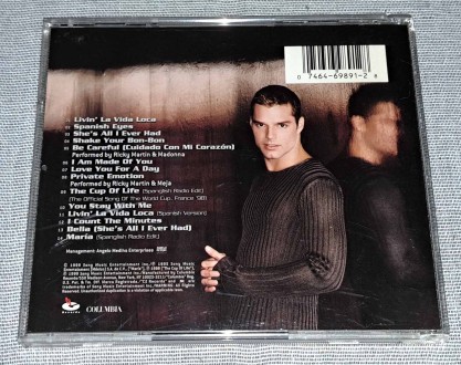 Продам Фирменный СД Ricky Martin - Ricky Martin
Состояние диск/полиграфия NM/NM. . фото 3