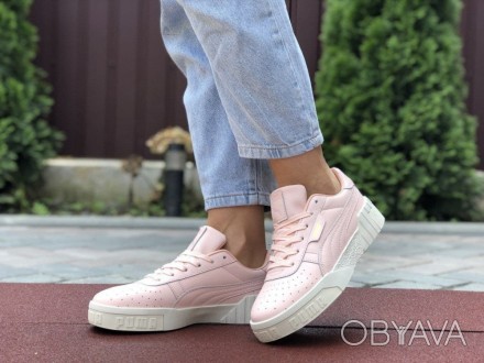 Женские кроссовки Puma cali Пудра