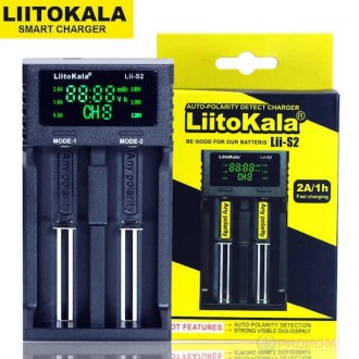 Інтелектуальне зарядний пристрій LiitoKala Lii-S2 з автоматичним визначенням пол. . фото 2