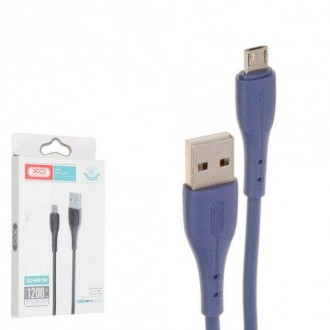 
Кабель XO NB159 USB - microUSB 1.2 м. Синий
Высококачественный кабель XO NB159 . . фото 2