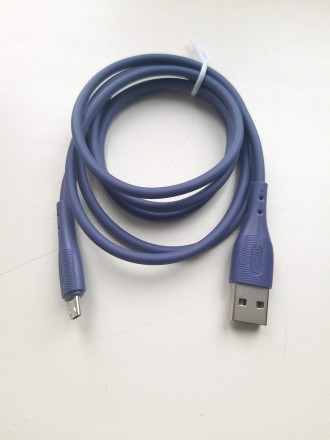 
Кабель XO NB159 USB - microUSB 1.2 м. Синий
Высококачественный кабель XO NB159 . . фото 4