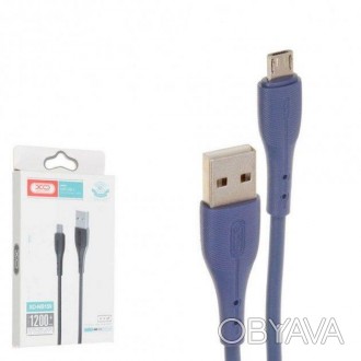 
Кабель XO NB159 USB - microUSB 1.2 м. Синий
Высококачественный кабель XO NB159 . . фото 1