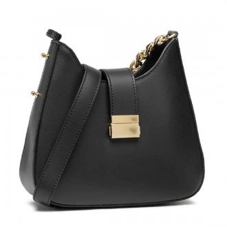 
	Женская сумка Firenze Italy F-IT-9836A изготовлена из натуральной кожи черного. . фото 2