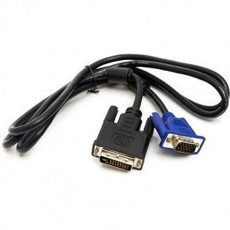 Відео кабель PowerPlant DVI-I 24+5 M - VGA M , 1м. Киев. фото 1 Відео кабель PowerPlant DVI-I 24+5 M - VGA M , 1м. Киев. фото 1