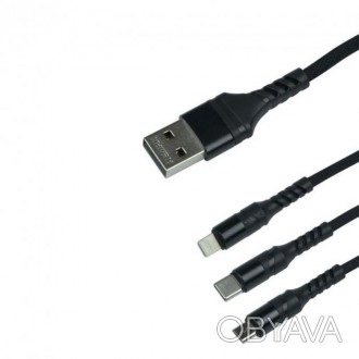 Кабель USB Remax Speed RC-186th
 Кабель USB Remax Speed RC-186th для заряджання . . фото 1