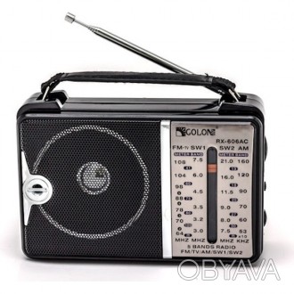 Golon RX-606 - це всехвильовий радіоприймач. Приймає трансляції радіостанцій у F. . фото 1