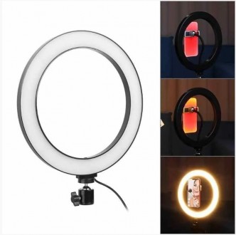 Кольцевая светодиодная Led лампа Ring для блогера / селфи / фотографа / визажист. . фото 9