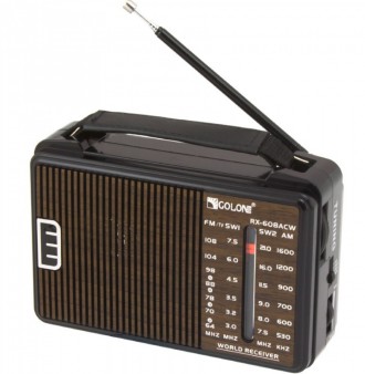 Радиоприемник Golon RX-608ACW AM/FM/TV/SW1-2 5-ти волновой 
GOLON RX-608ACW ради. . фото 5