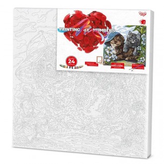 Картина по номерам "Щенок и котенок" Danko Toys KpNe-40х40-02-04 40x40 см. Бровары. фото 1 Картина по номерам "Щенок и котенок" Danko Toys KpNe-40х40-02-04 40x40 см. Бровары. фото 1