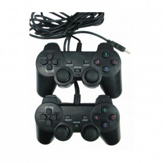 USB-джойстик для ПК PC GamePad DualShock DJ-2082 з вібро 2 шт. Акція. Київ. фото 1 USB-джойстик для ПК PC GamePad DualShock DJ-2082 з вібро 2 шт. Акція. Київ. фото 1