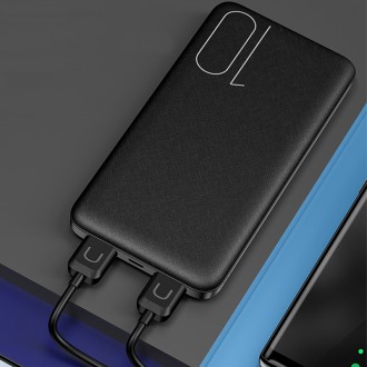 Портативное зарядное устройство Usams PB7 US-CD63 Dual USB 10000mAh (Черный). . фото 4