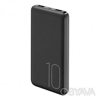 Портативное зарядное устройство Usams PB7 US-CD63 Dual USB 10000mAh (Черный). . фото 1
