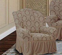 Турецкий жаккардовый чехол для углового дивана + кресло
Turkey № 7 Какао
Описани. . фото 2