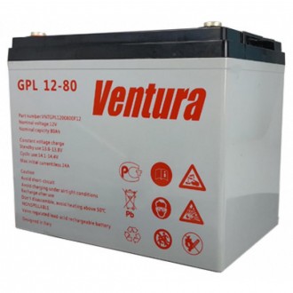 Особенности аккумуляторной батареи (АКБ) Ventura GPL 12-80 12В/80Ач: Аккумулятор. . фото 2