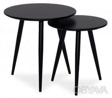 
Журнальний стіл Cleo Чорний комплект : стильна і сучасна модель від меблевої ко. . фото 1