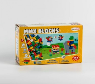Детский конструктор MMX BLOCKS 144 пластиковых деталей в коробке
Предлагаем Ваше. . фото 4