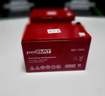 Акумуляторна AGM батарея 12В 12Аг PB-12-12-A 12V / 12Ah polBAT. Полтава. фото 1 Акумуляторна AGM батарея 12В 12Аг PB-12-12-A 12V / 12Ah polBAT. Полтава. фото 1