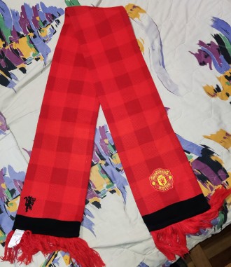 Стильный шарф Nike FC Manchester United, длина без бохромы-150см, ширина-18см, н. . фото 3