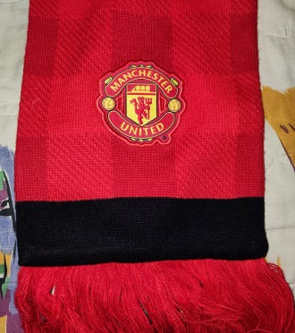 Стильный шарф Nike FC Manchester United, длина без бохромы-150см, ширина-18см, н. . фото 4