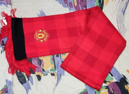 Стильный шарф Nike FC Manchester United, длина без бохромы-150см, ширина-18см, н. . фото 2