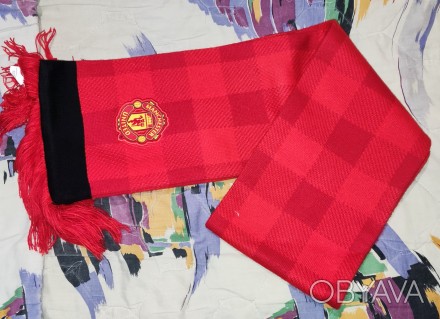 Стильный шарф Nike FC Manchester United, длина без бохромы-150см, ширина-18см, н. . фото 1