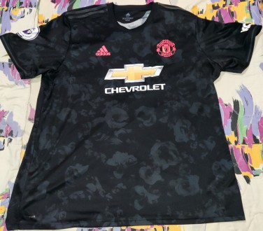 Большая футболка Adidas FC Manchester United, размер-3XL, длина-80см, под мышкам. . фото 2