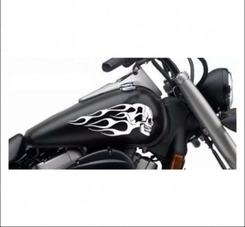 Наклейка на топливный бак мотоцикла выполнена из виниловой плёнки 80мк с глянцев. . фото 4