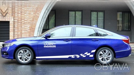 Автомобильная наклейка выполнена из виниловой авто плёнки 80мк с глянцевой защит. . фото 1