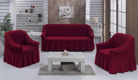 Чехол на диван с юбкой Home Collection Evibu Турция
Чехлы используются для декор. . фото 9