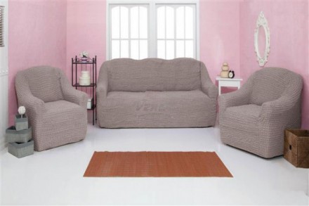 Чехол на диван с юбкой Home Collection Evibu Турция
Чехлы используются для декор. . фото 3