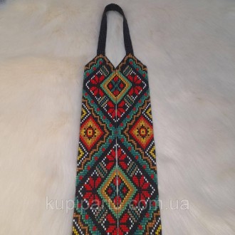 Гердан – это национальное украинское украшение из бисера со сложным цветным, гео. . фото 6