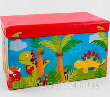такая корзинка для игрушек в виде пуфика незаменима в любой детской комнате, а т. . фото 2