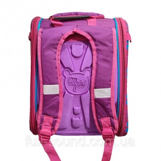 комфортный и вместительный школьный рюкзак подойдет для девочек младшей или сред. . фото 3