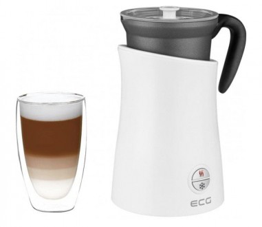 Капучинатор вспениватель молока для кофейных напитков ECG NM 2255 Latte Art Whit. . фото 11